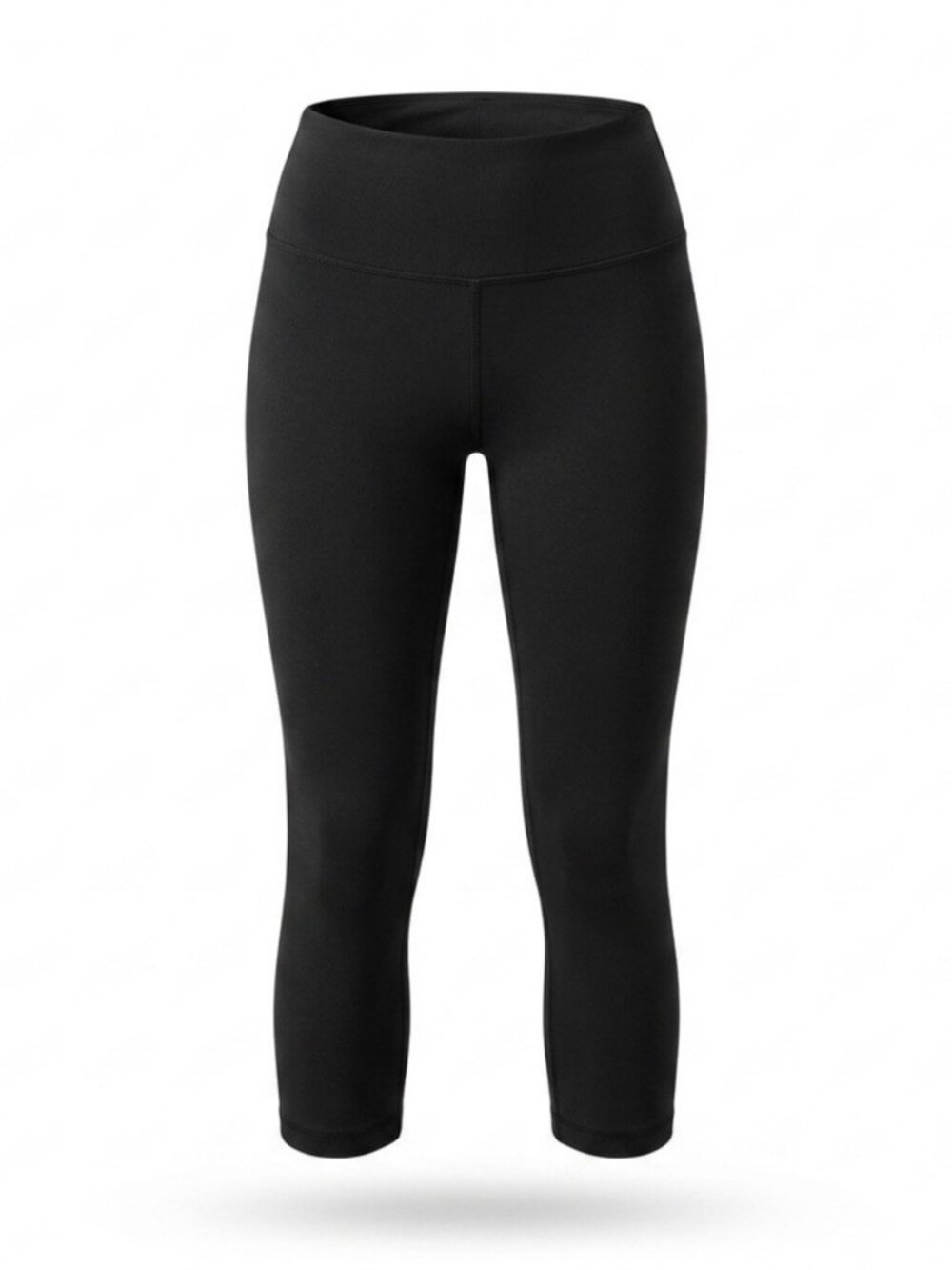 Tek Gear Essential Womens Capri Leggings Black High Waisted Workout Pants Size S